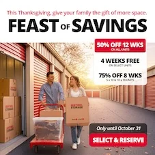 Sentinel Self Storage - Calgary Central Promotion