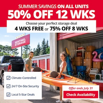 Sentinel Self Storage - Calgary Central Promotion