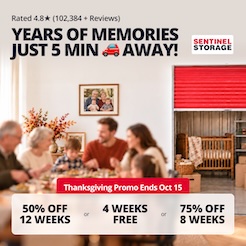 Sentinel Self Storage - Calgary Central Promotion