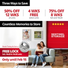 Sentinel Self Storage - Calgary Central Promotion